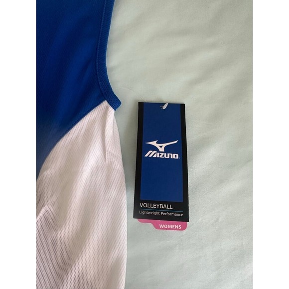 Mizuno Women's Volleyball Performance Cap Sleeve G3 Jersey, Royal/White - Small - Picture 6 of 6